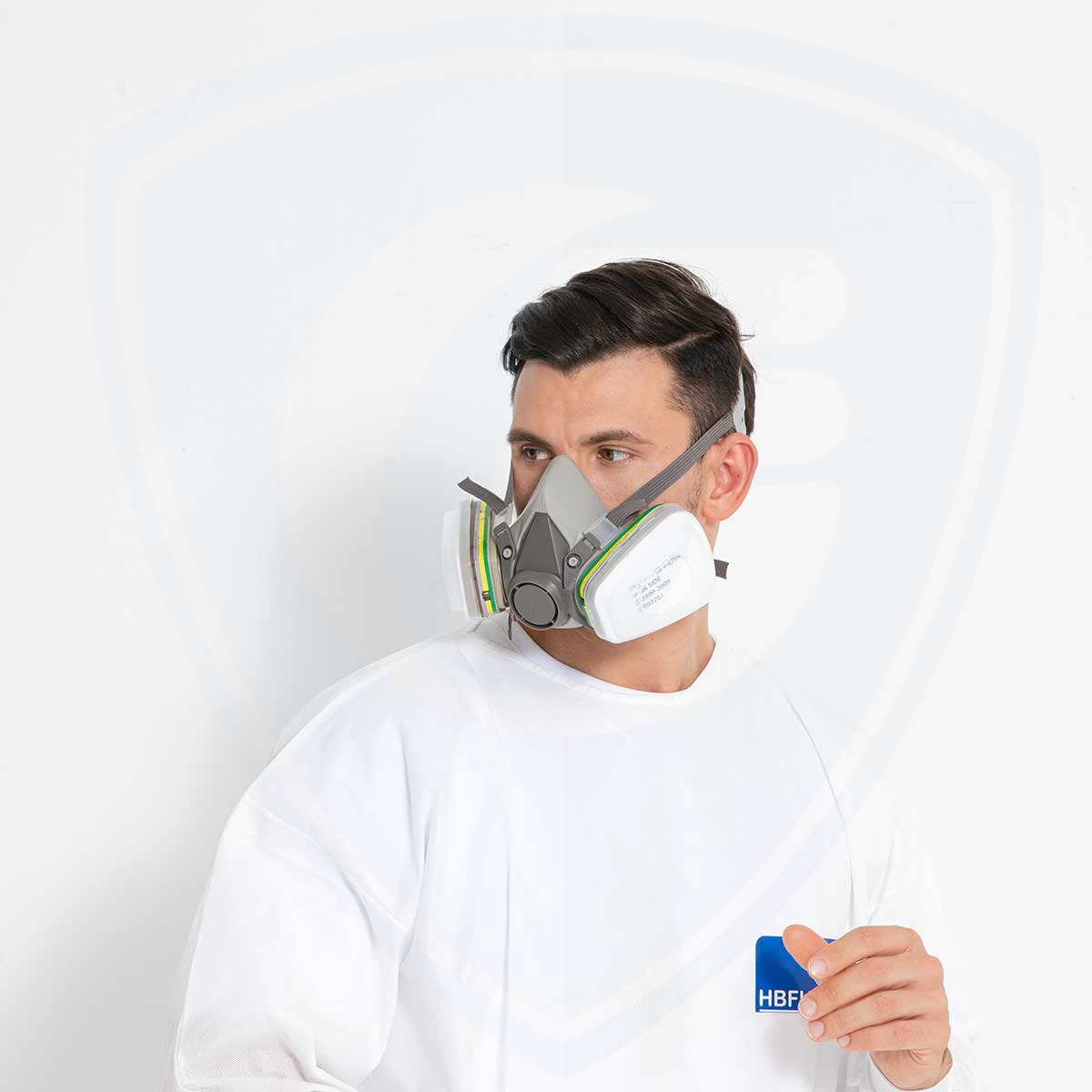 6200 Respiratore riutilizzabile a mezzo facciale per vernice spray chimica all'amianto